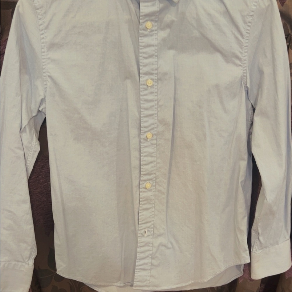 Boys Crewcuts Sky Blue Casual Shirt